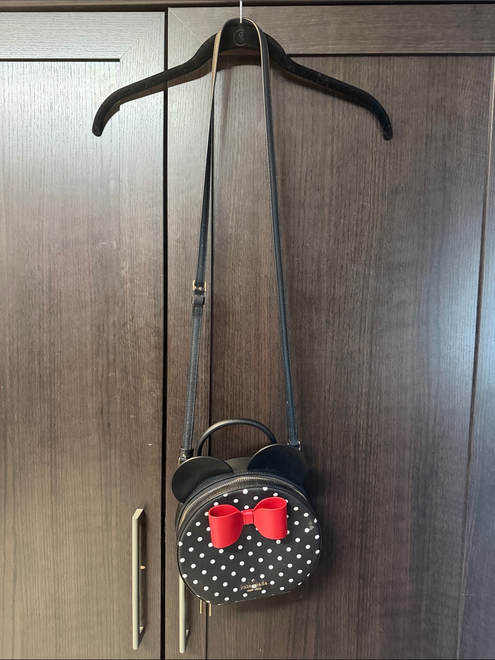 kate spade Minnie Mouse Polka Dot Bow Crossbody Bag - Picture 6 of 6